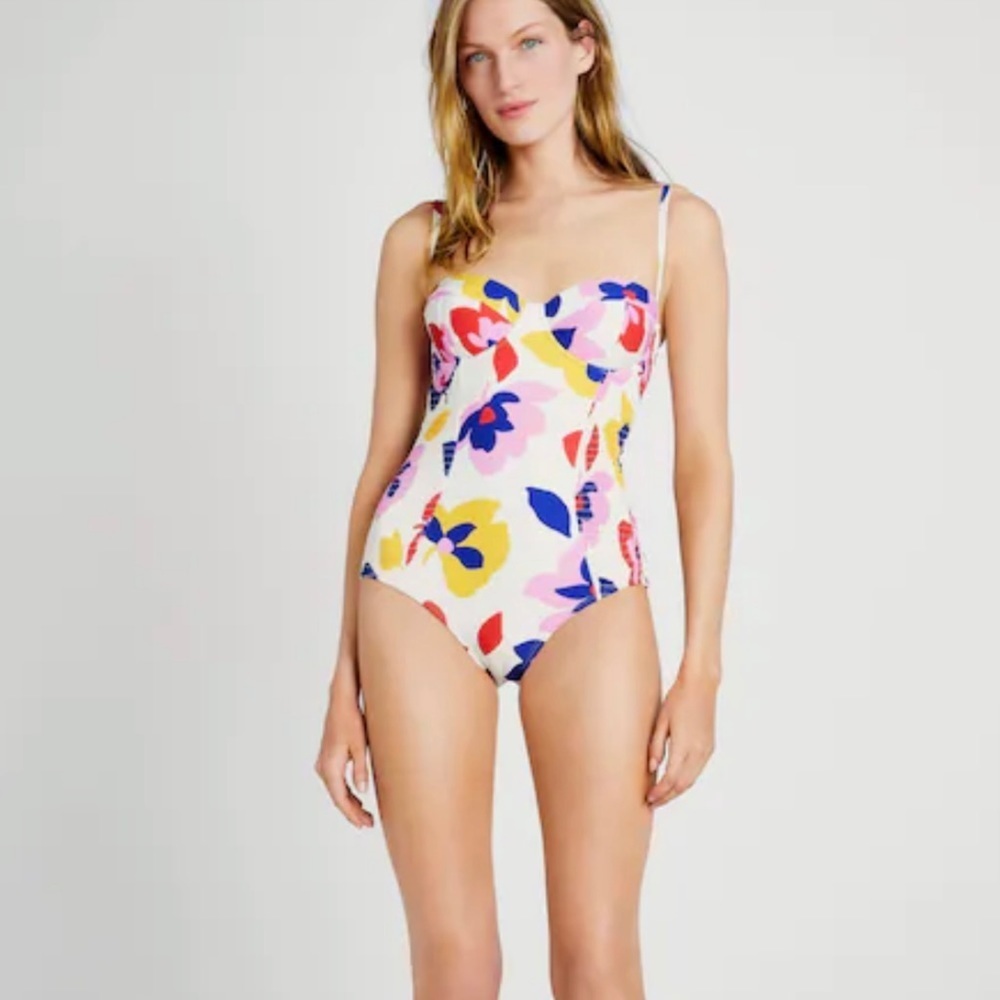 Kate spade floral onepiece swimsuit